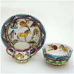 African Animal Breakfast Set